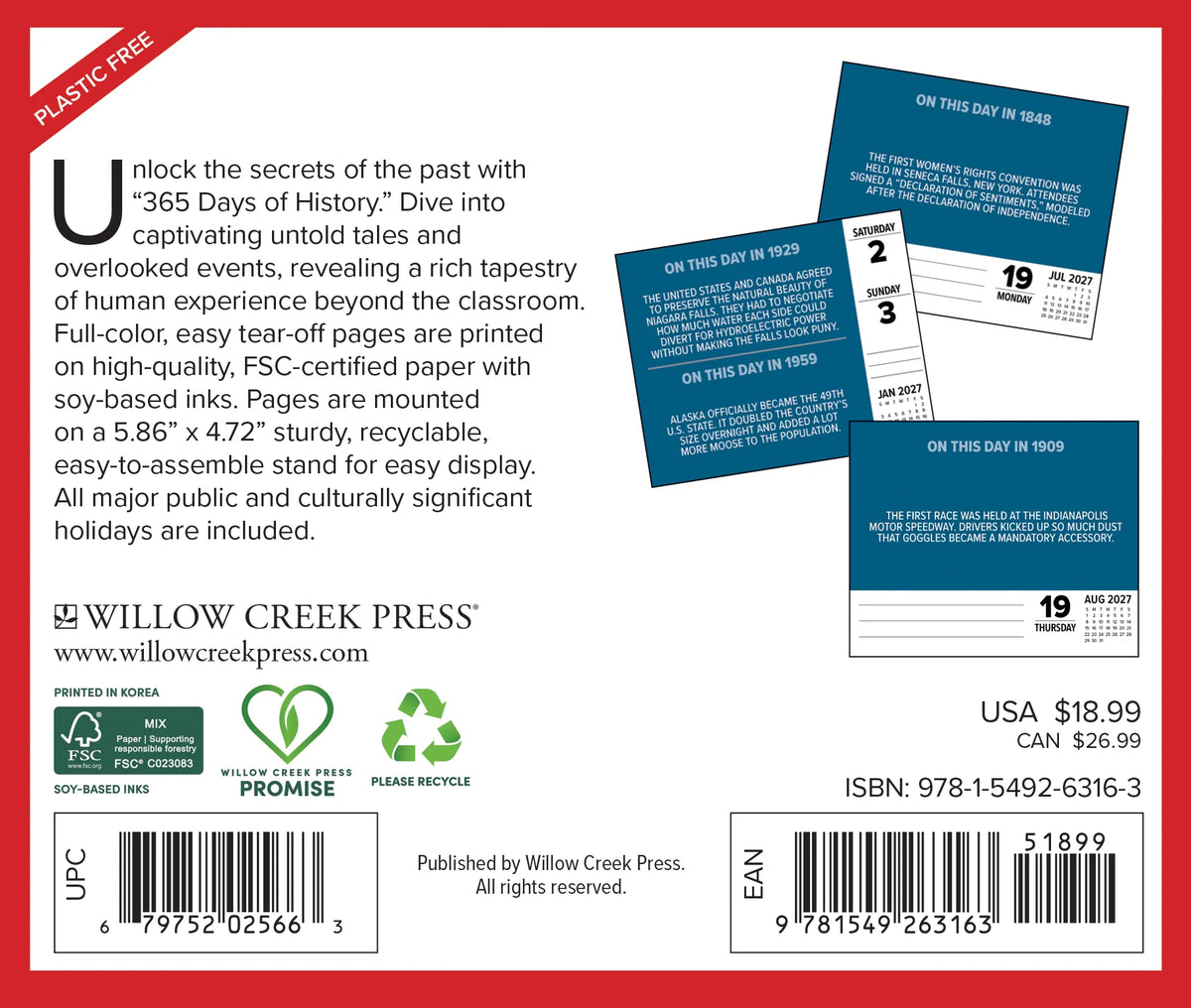 365 Days of History 2027 Box Calendar