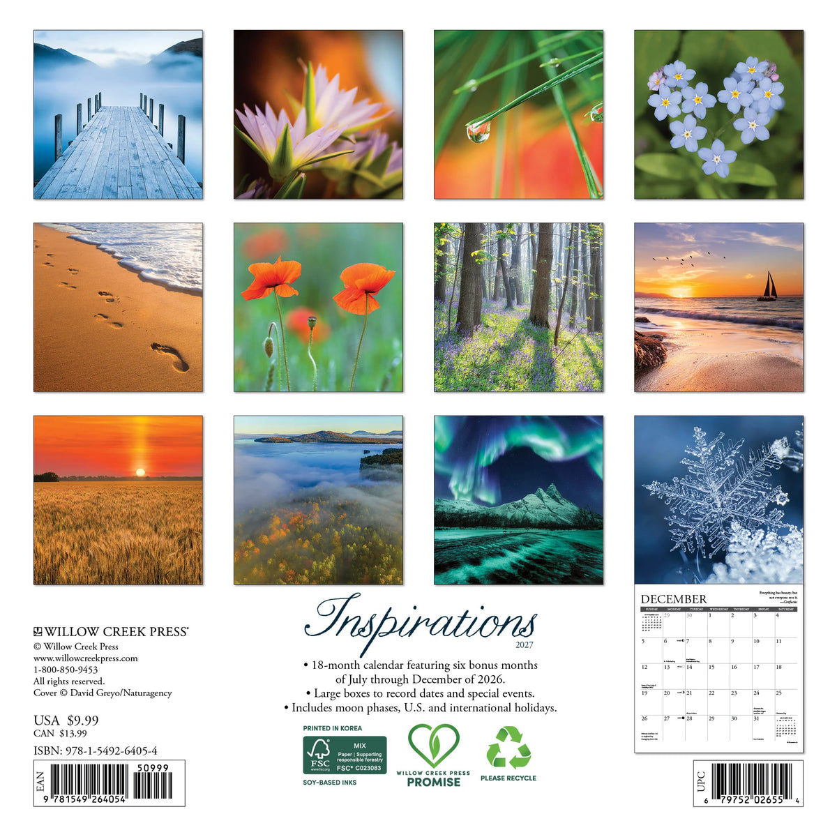 Inspirations 2027 Mini Calendar
