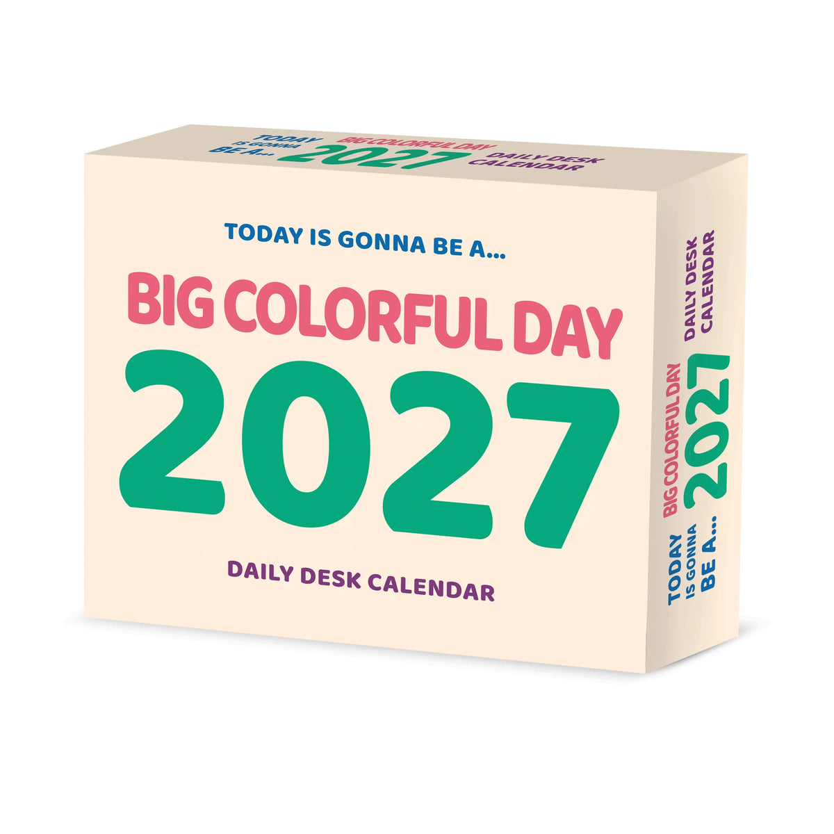 A Big Colorful Day 2027 Box Calendar