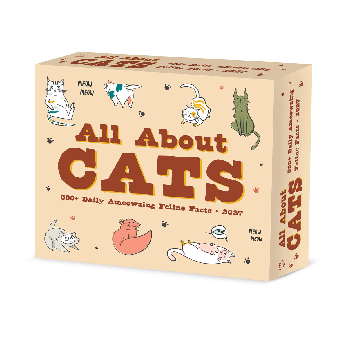 All About Cats 2027 Box Calendar