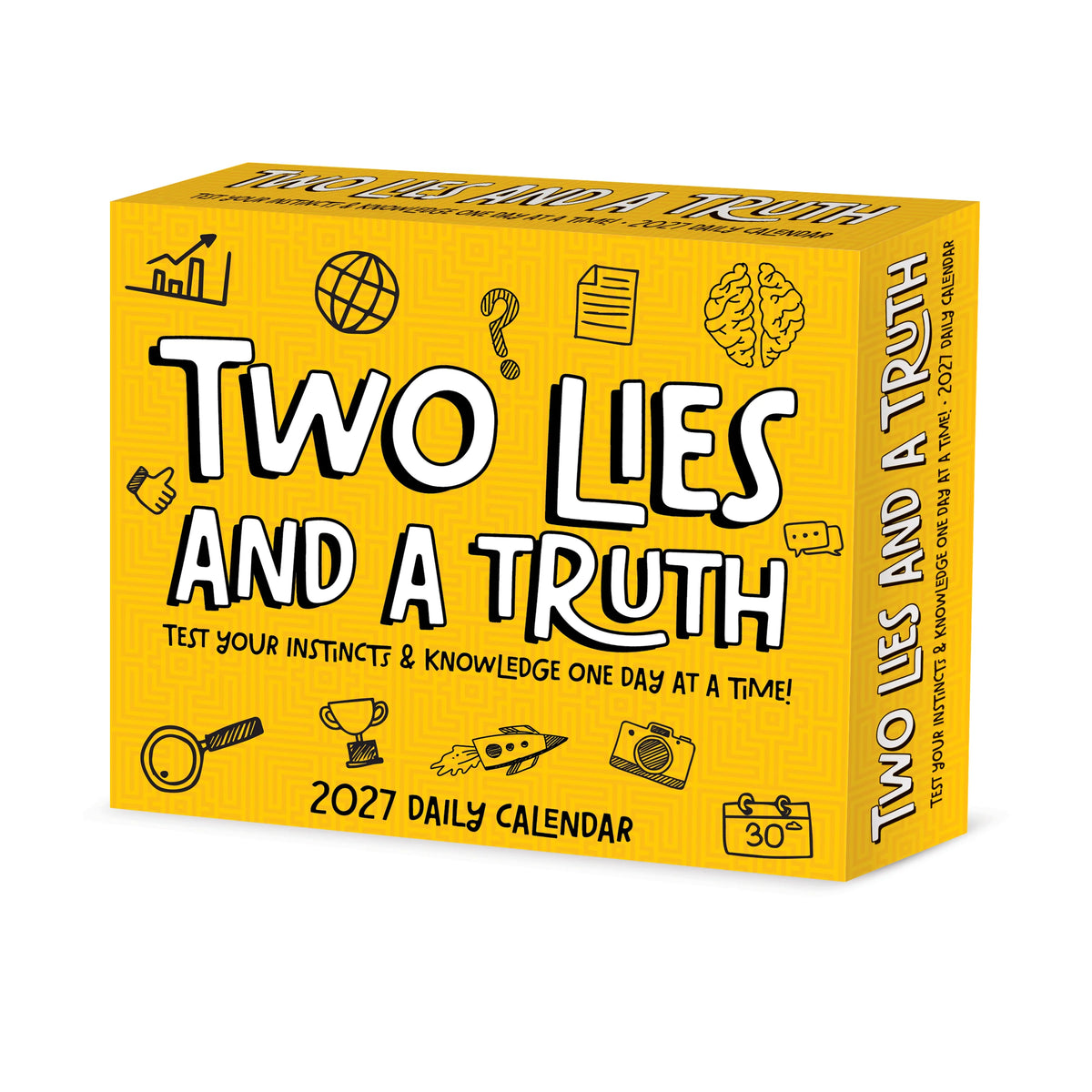 Two Lies And A Truth 2027 Box Calendar