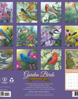 Garden Birds Artisan Series Wall Calendar