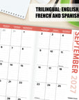 Graphite Grid 2027-28 2-Year Pocket Planner