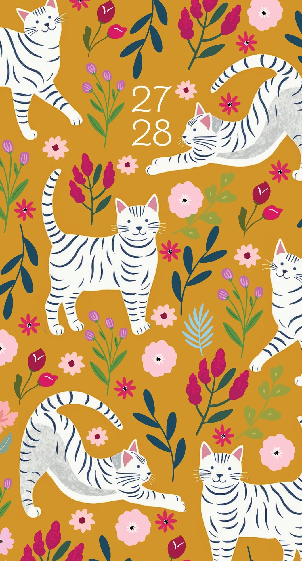 Kitty Vibes 2027-28 2-Year Pocket Planner