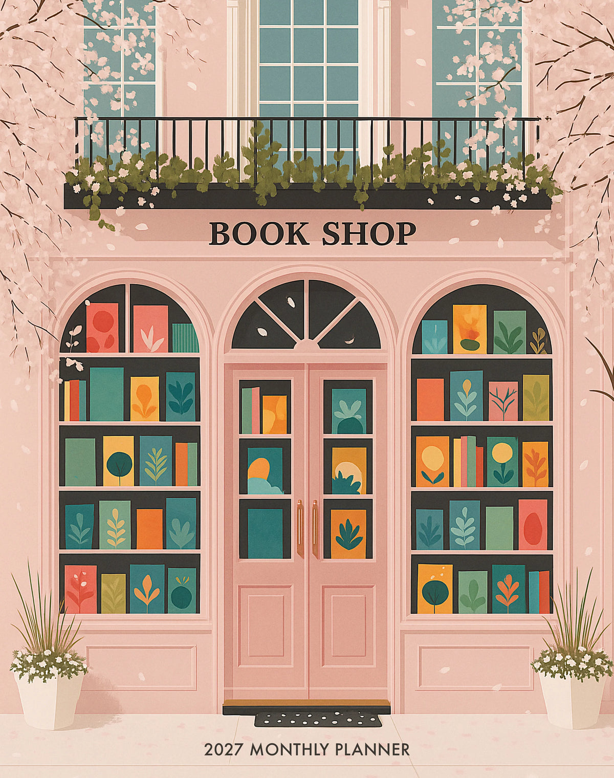 Bookshop Bliss 2027 Monthly Planner