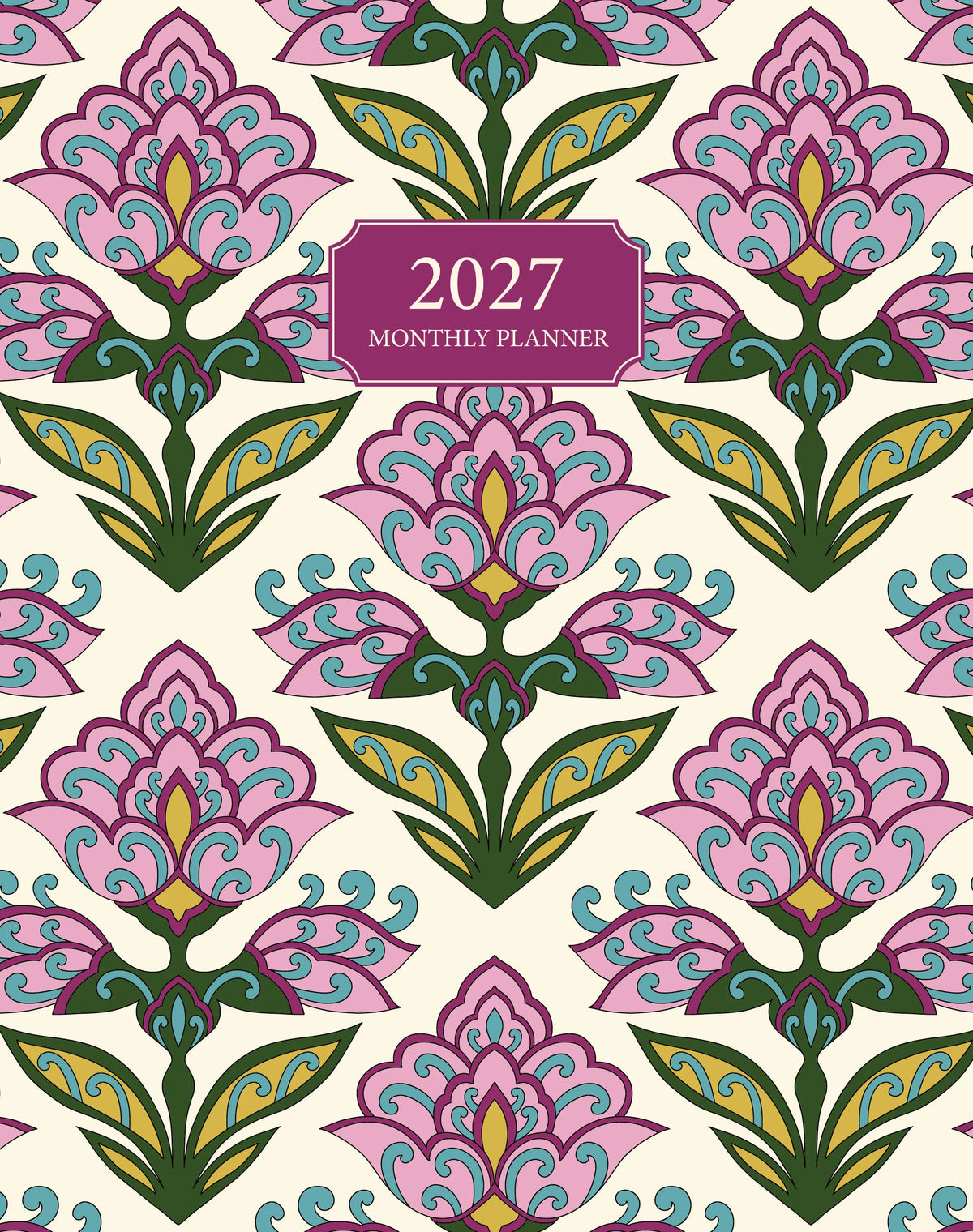 Tulip Flowers 2027 Monthly Planner