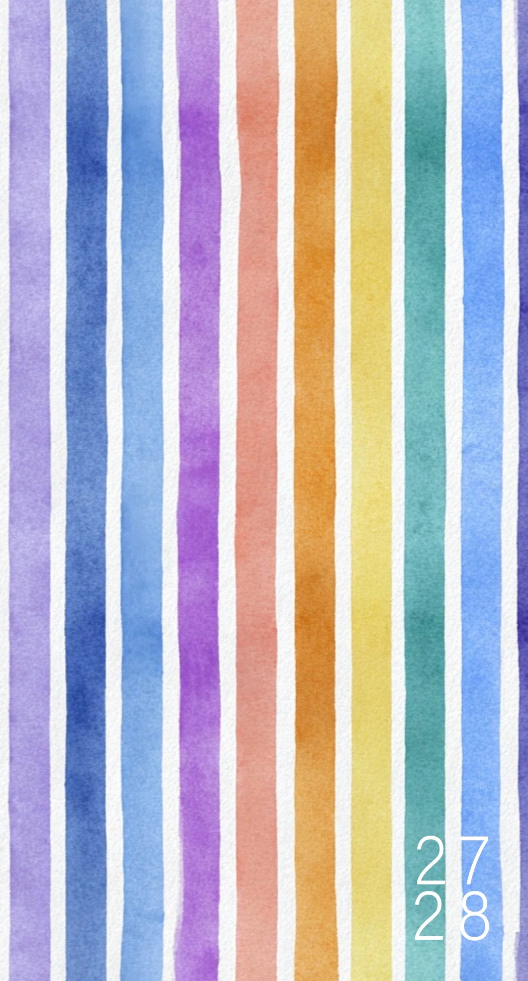 Painted Stripes 2027-28 2-Year Pocket Planner