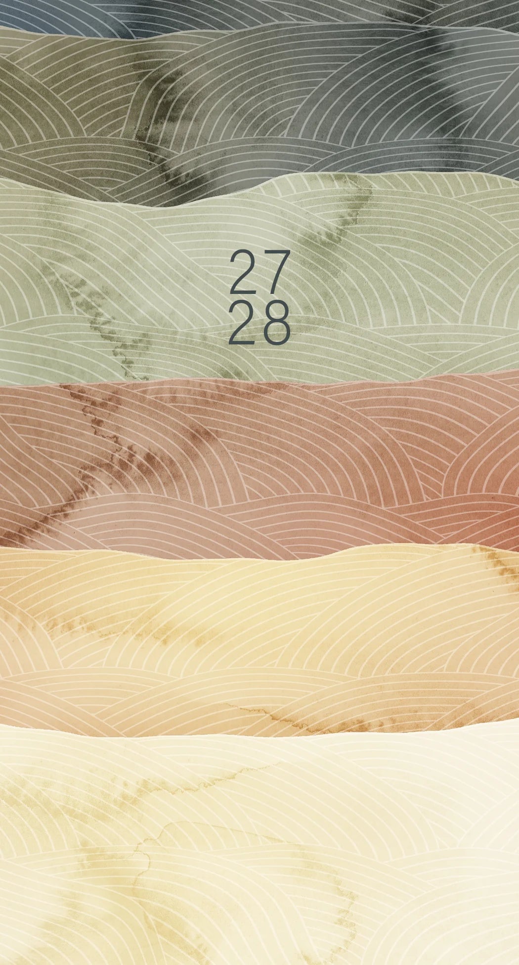 Desert Dune 2027-28 2-Year Pocket Planner