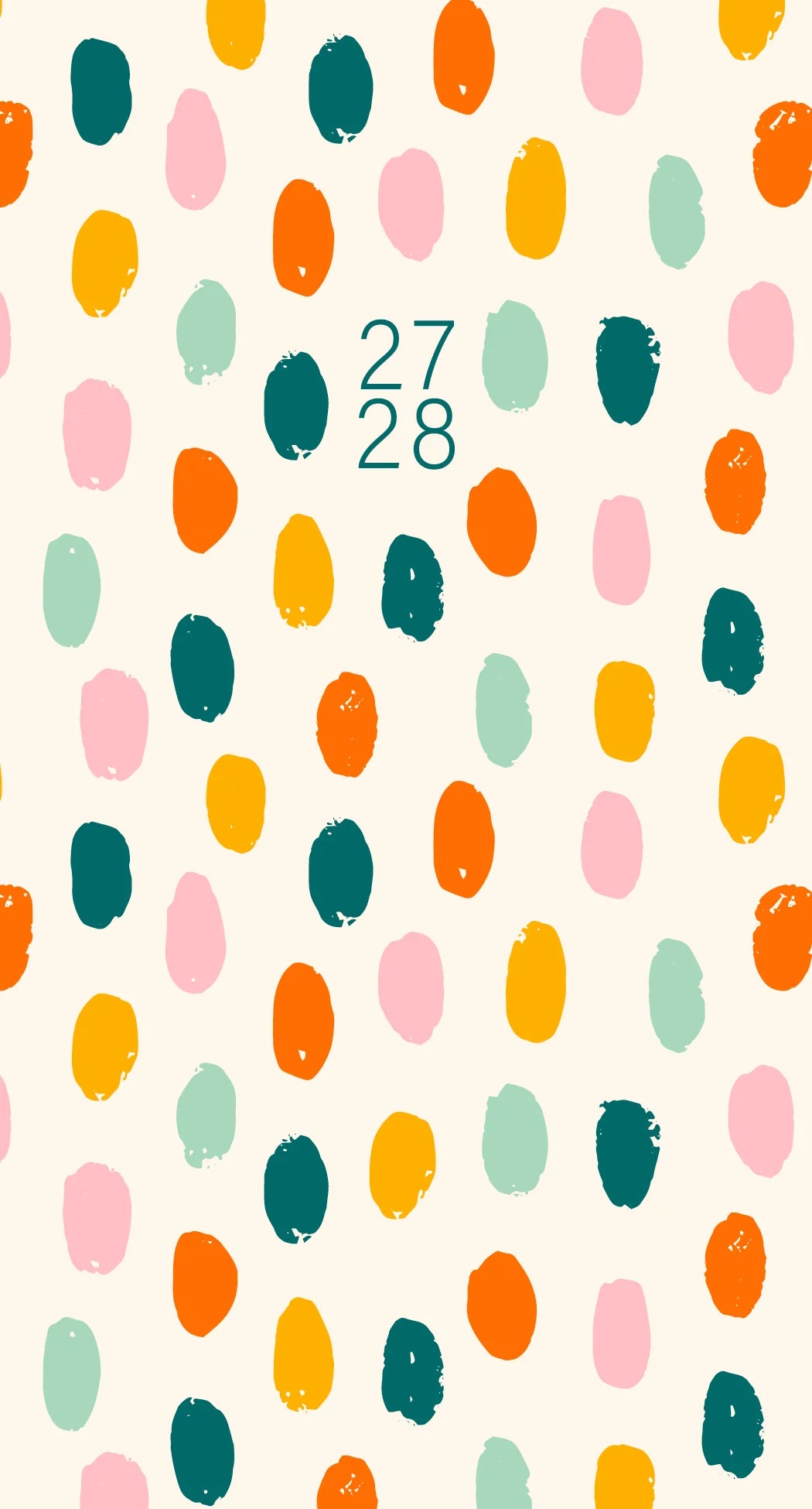 Happy Dots 2027-28 2-Year Pocket Planner