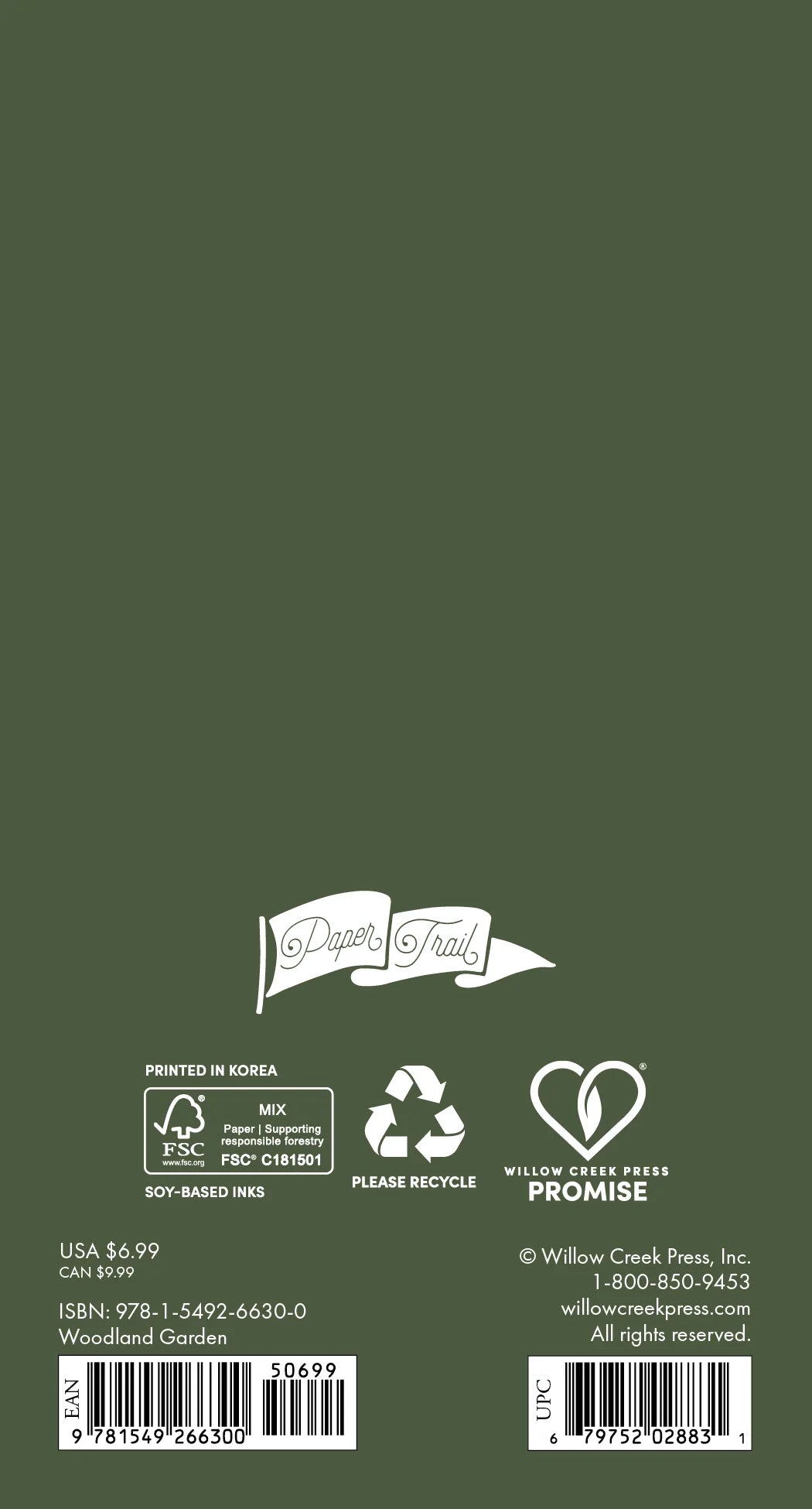 Woodland Garden 2027-28 2-Year Pocket Planner