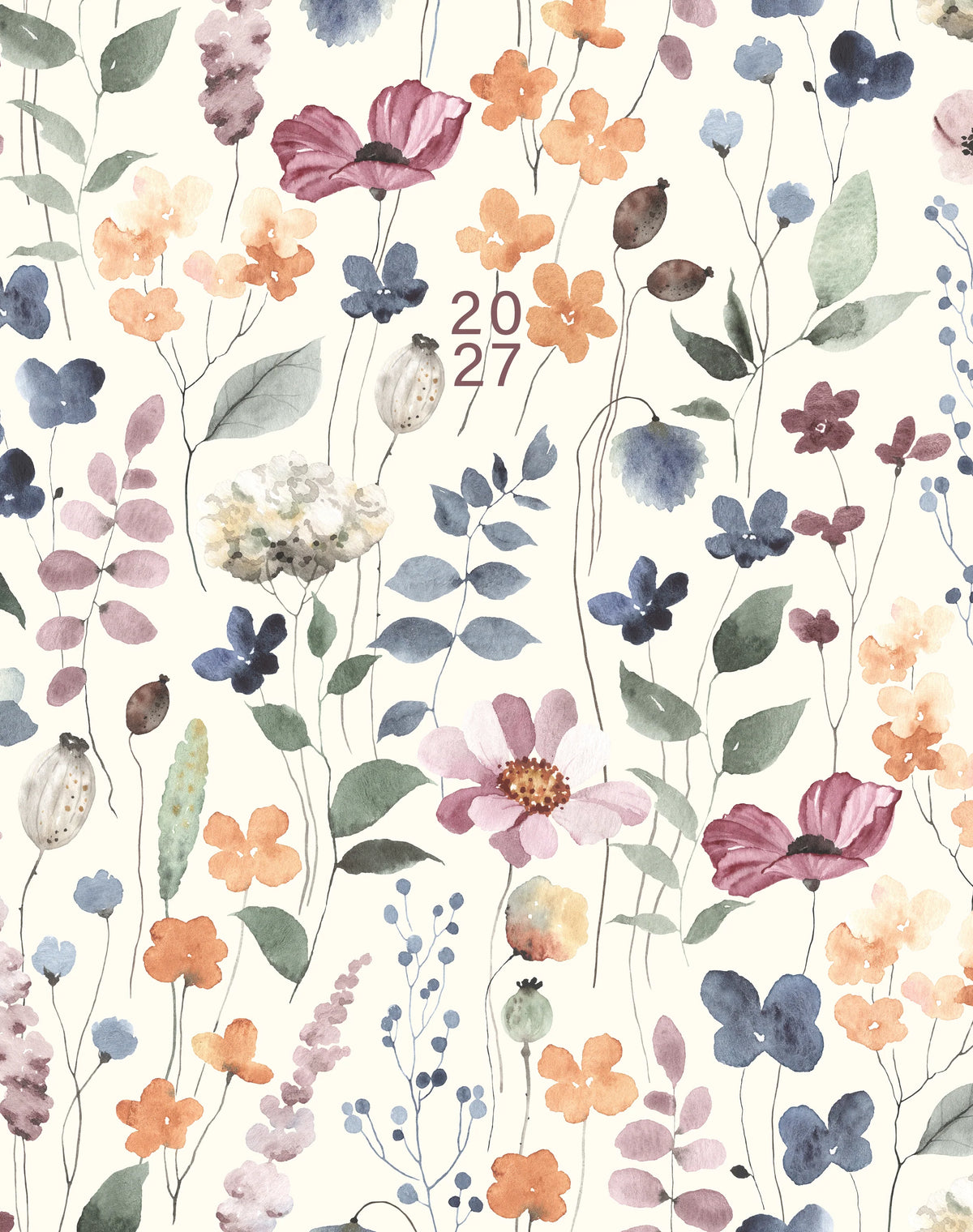 Garden Botanical 2027 Monthly Planner