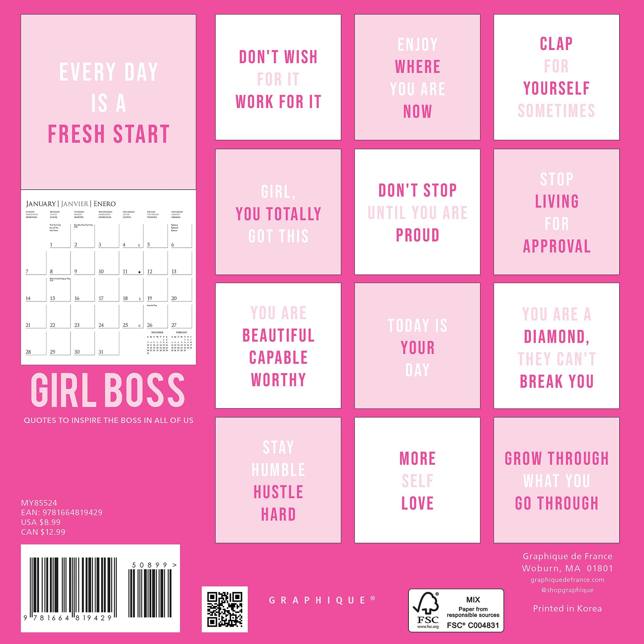 girl-boss-2024-mini-wall-calendar