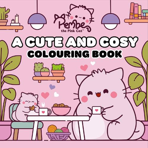 Pembe the Pink Cat: A Cute and Cosy Colouring Book
