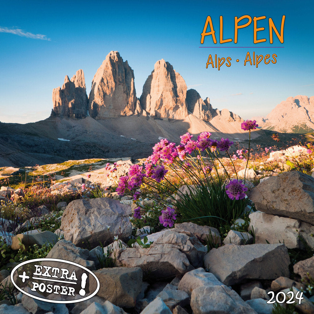 Alps 2024 Wall Calendar Bookazine HK