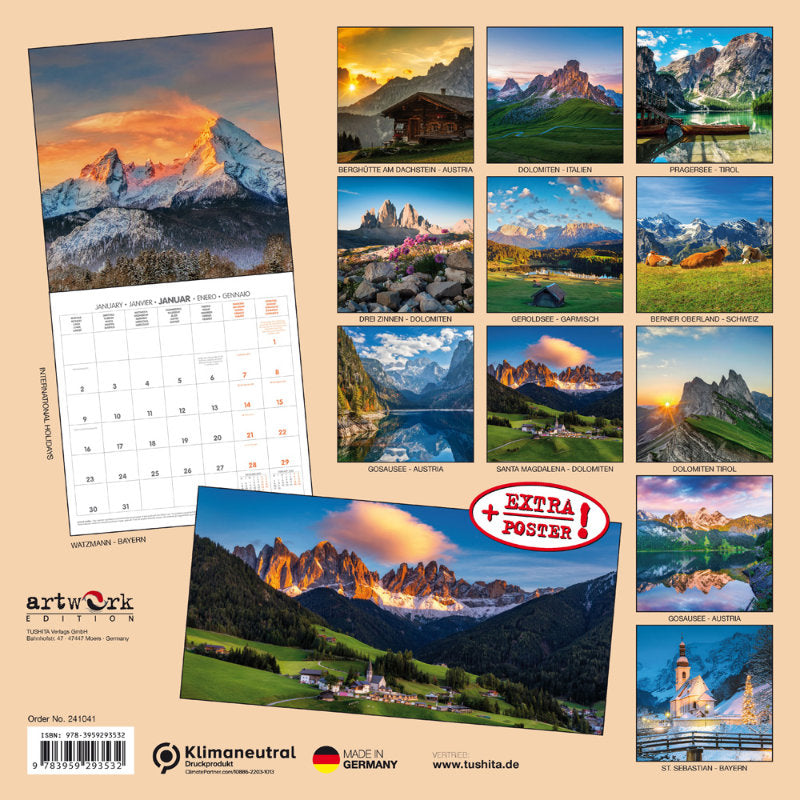 Alps Calendar 2025