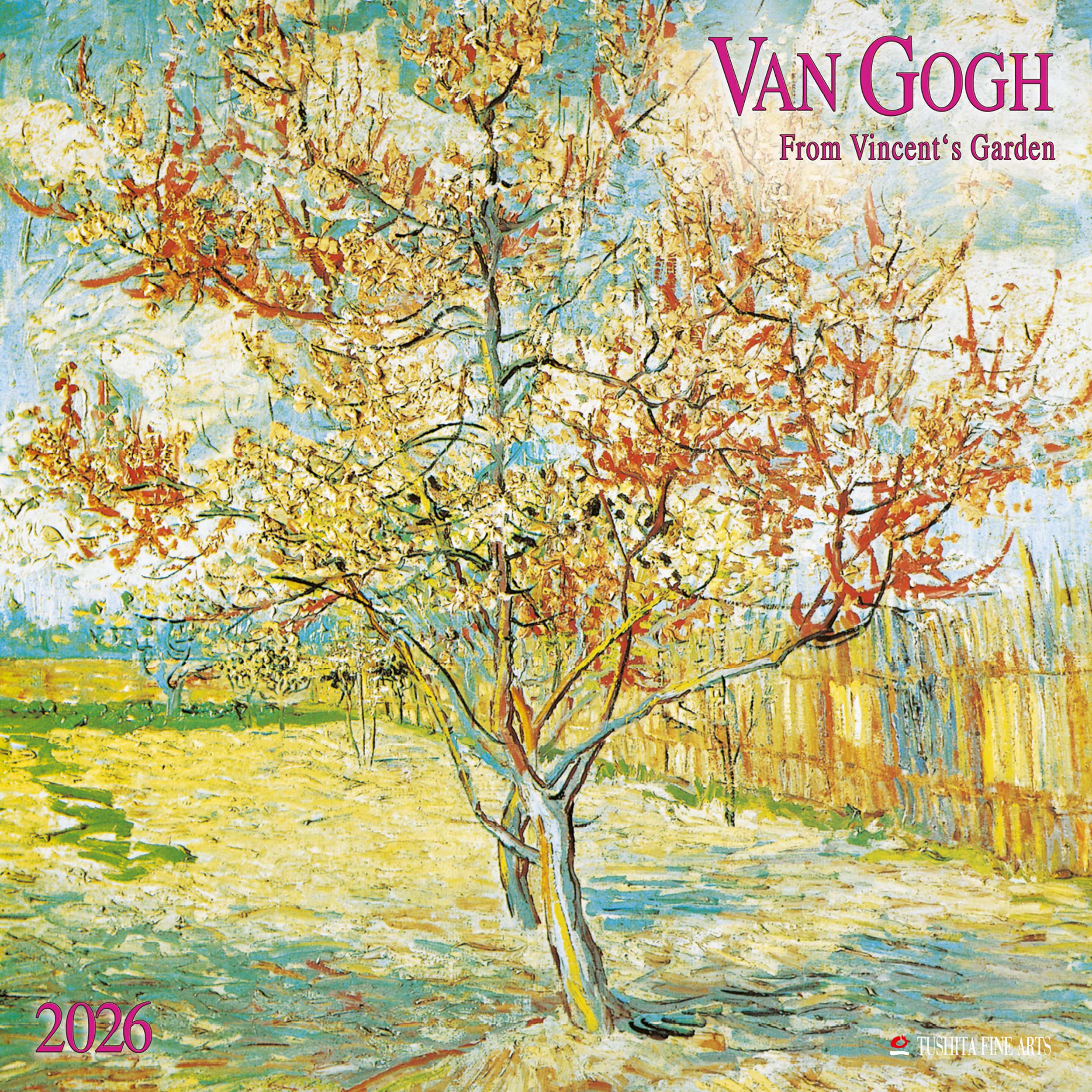 V. Van Gogh From Vincent's Garden Wall Calendar 2026 | Bookazine HK