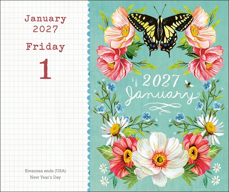 Katie Daisy 2027 Box Calendar