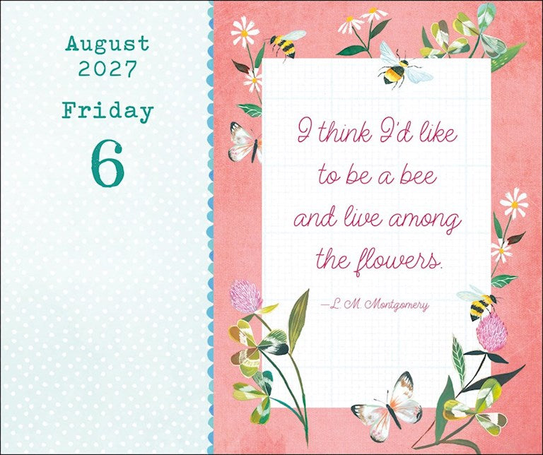 Katie Daisy 2027 Box Calendar