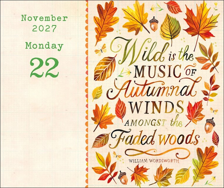 Katie Daisy 2027 Box Calendar