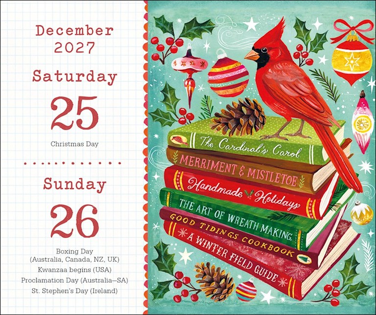 Katie Daisy 2027 Box Calendar