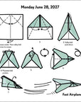 Easy Origami Fold-a-Day Box Calendar
