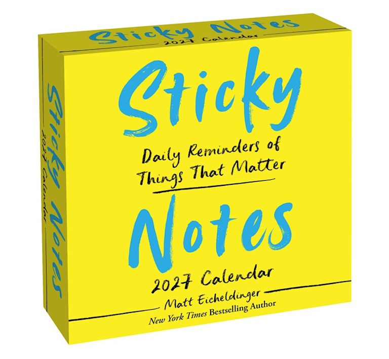 Sticky Notes 2027 Box Calendar