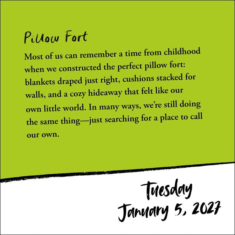 Sticky Notes 2027 Box Calendar
