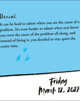 Sticky Notes 2027 Box Calendar