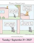 Poorly Drawn Lines 2027 Box Calendar