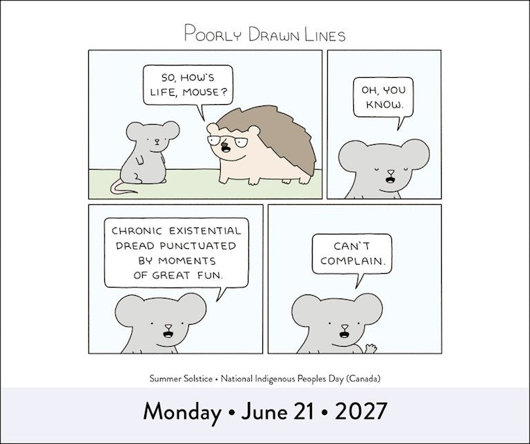 Poorly Drawn Lines 2027 Box Calendar