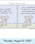 Poorly Drawn Lines 2027 Box Calendar