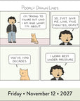 Poorly Drawn Lines 2027 Box Calendar
