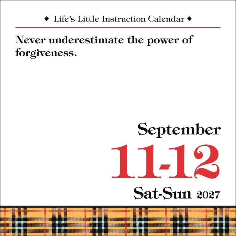 Life's Little Instruction 2027 Boxed Calendar