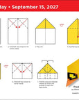 Paper Airplane Fold-a-Day 2027 Box Calendar