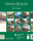 Thomas Kinkade Studios 2027 Deluxe Wall Calendar