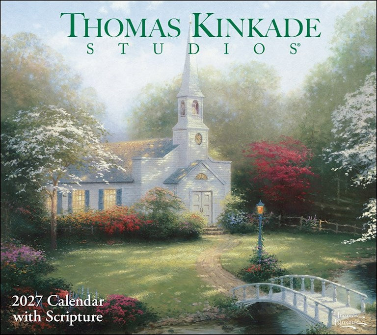 Thomas Kinkade Studios With Scripture 2027 Wall Calendar