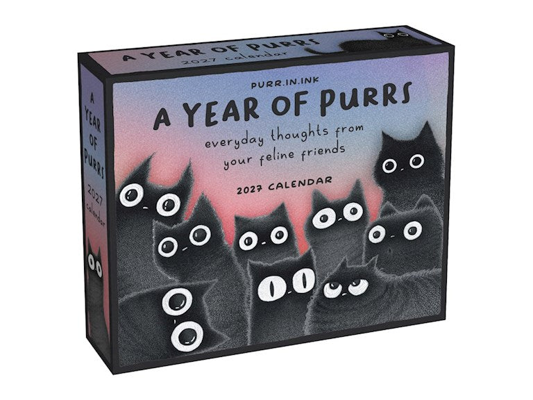 A Year of Purrs 2027 Box Calendar