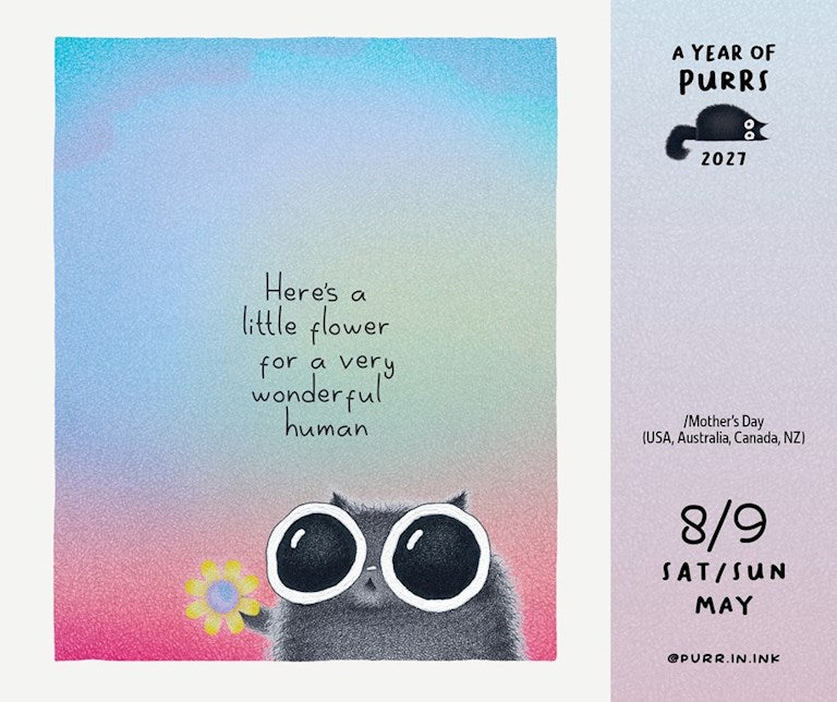 A Year of Purrs 2027 Box Calendar