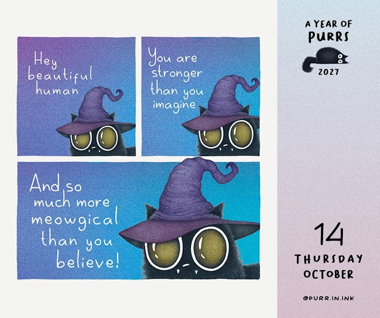 A Year of Purrs 2027 Box Calendar