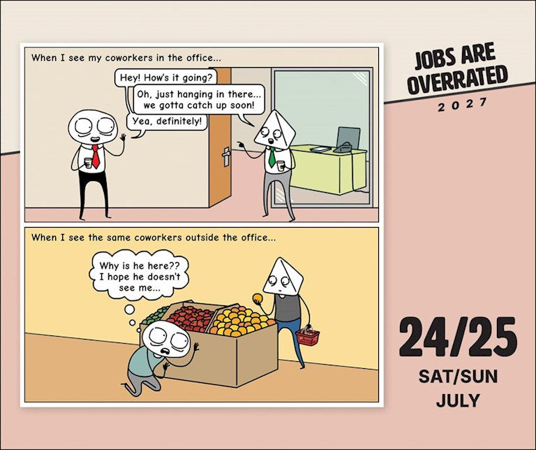 Jobs Are Overrated 2027 Box Calendar