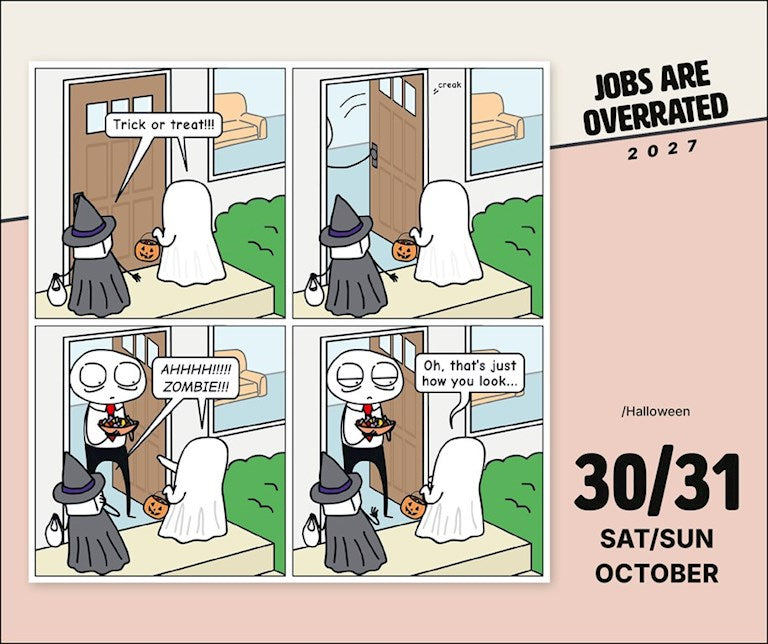 Jobs Are Overrated 2027 Box Calendar