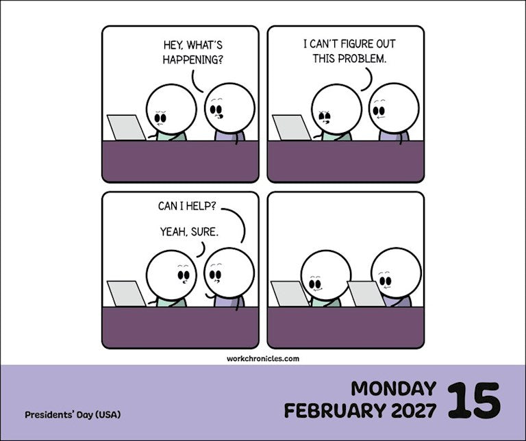 Work Chronicles 2027 Box Calendar