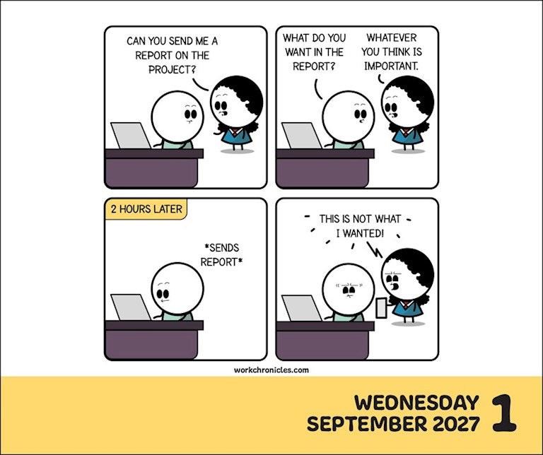 Work Chronicles 2027 Box Calendar