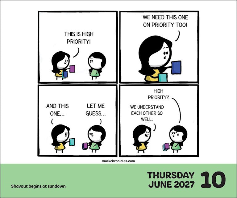 Work Chronicles 2027 Box Calendar