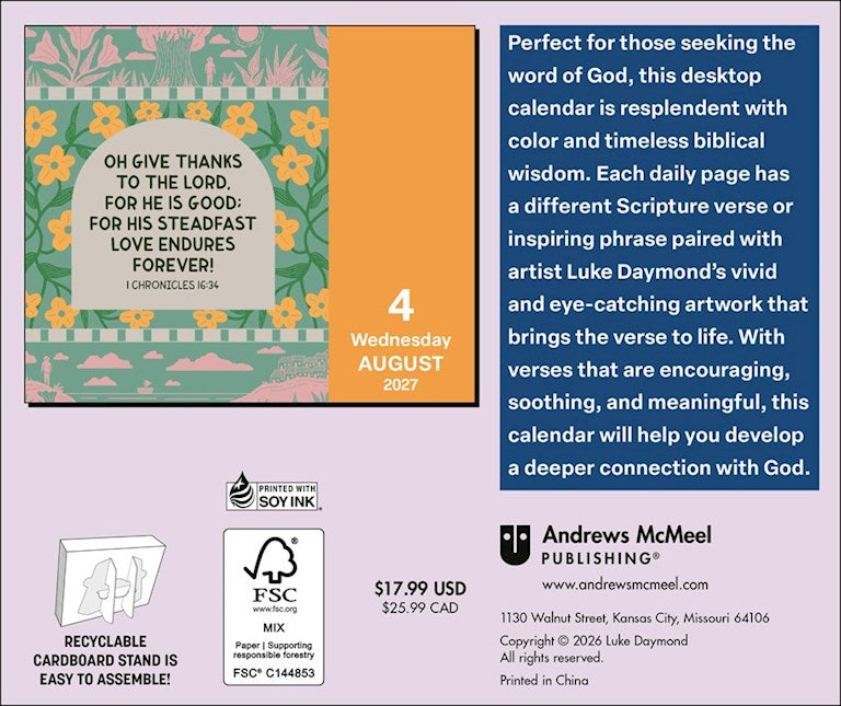 Year of Scripture 2027 Box Calendar