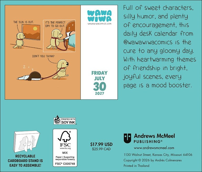 Wawawiwa 2027 Box Calendar