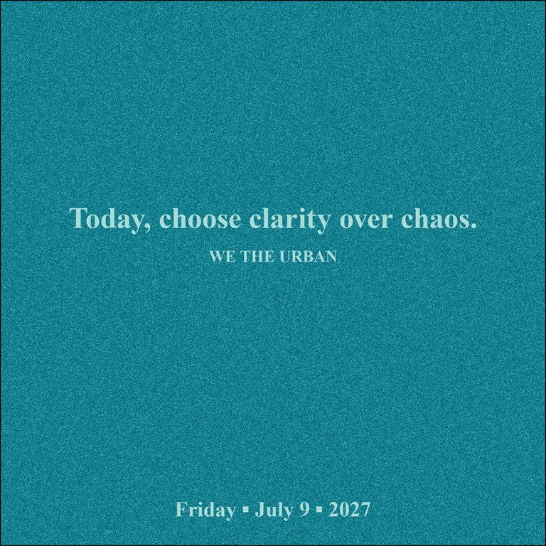 We The Urban 2027 Box Calendar