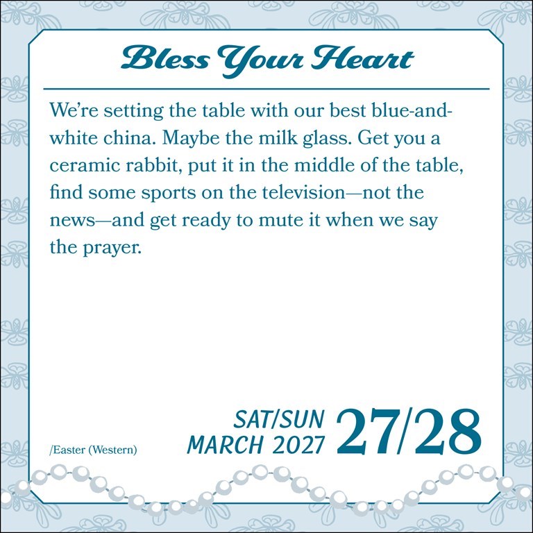Landon Bryant Bless Your Heart 2027 Box Calendar