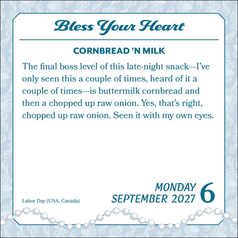 Landon Bryant Bless Your Heart 2027 Box Calendar
