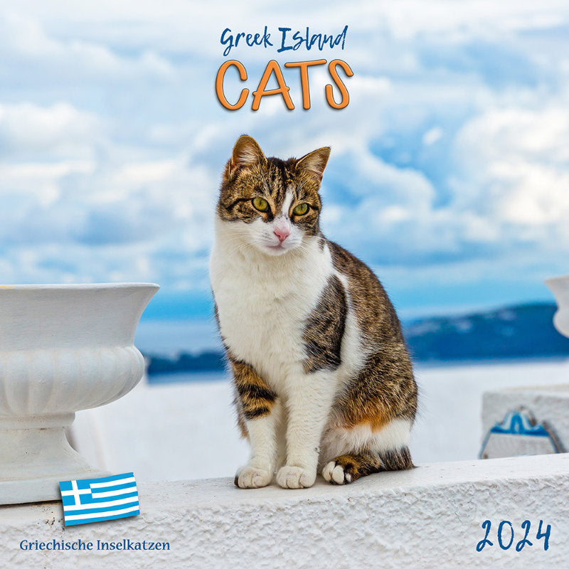 greek-island-cats-2024-wall-calendar